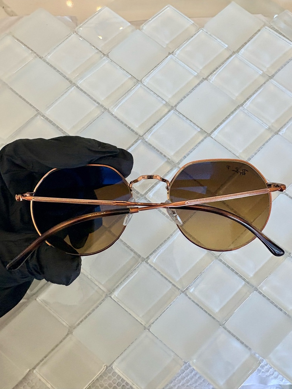 Ray-Ban RB3565 JACK Copper Brown Sunglasses Polarized - Picture 4 of 12
